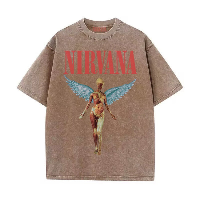 Nirvana "In Utero" Vintage Brown Wash Tee Hover Image