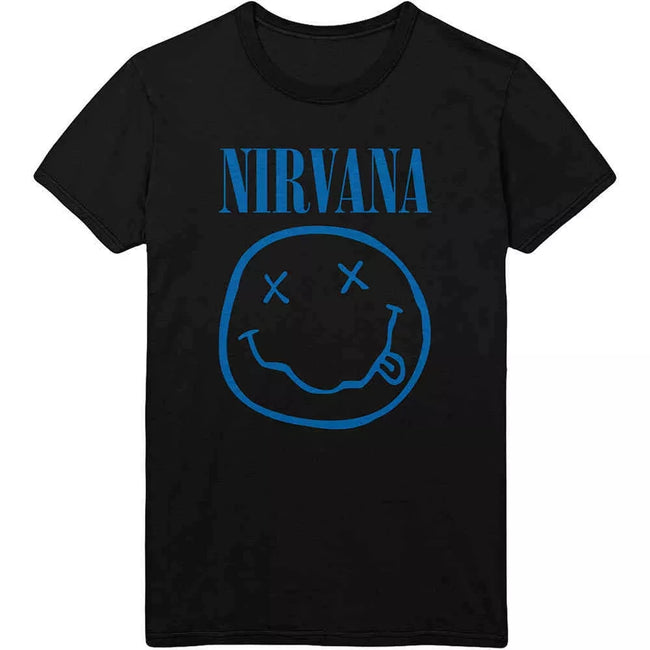 Nirvana Blue Smiley Graphic Tee Hover Image