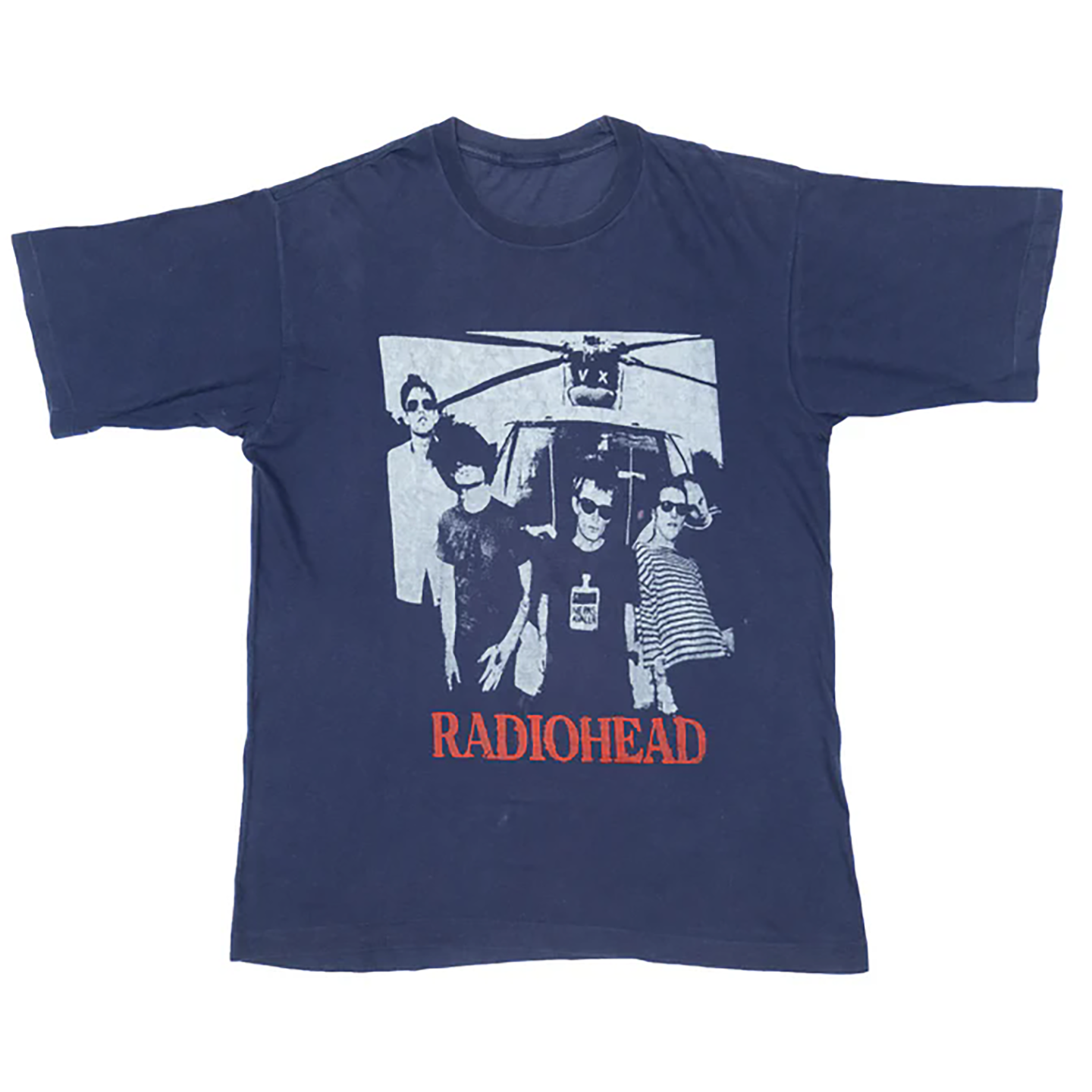 Radiohead "Helicopter Portrait" Graphic Band Tee