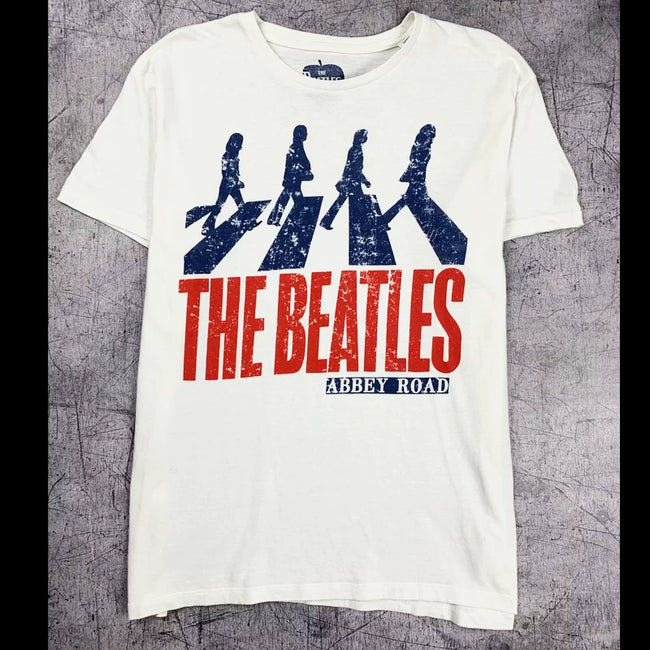The Beatles "Abbey Road" Distressed Graphic Tee Hover Image