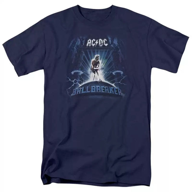 AC/DC "Ballbreaker" Graphic Tee in Navy Hover Image