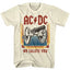 AC/DC "For Those About to Rock / We Salute You" Graphic Tee in Cream