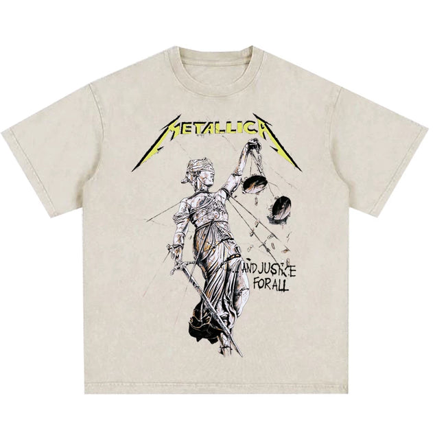 Product Name: Metallica "...And Justice for All" Graphic T-Shirt Hover Image