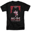 AC/DC "High Voltage Tour" Vintage Concert Poster Graphic Tee in Black