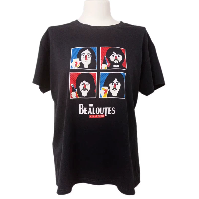 The Bohèmes Parody Graphic Tee - The Beatles x Aznavour Mashup