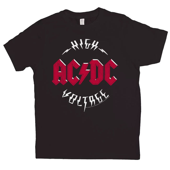 AC/DC "High Voltage" Graphic Tee in Black Hover Image