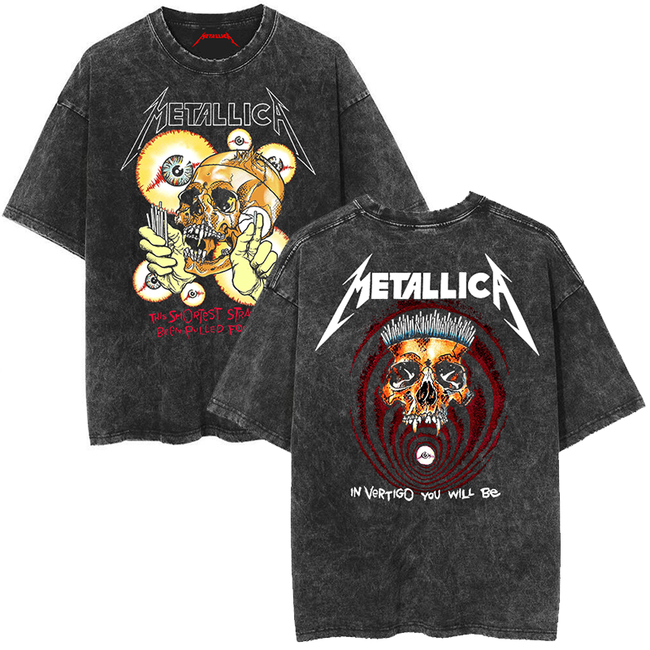 Metallica "In Vain" Graphic Vintage-Wash T-Shirt Hover Image