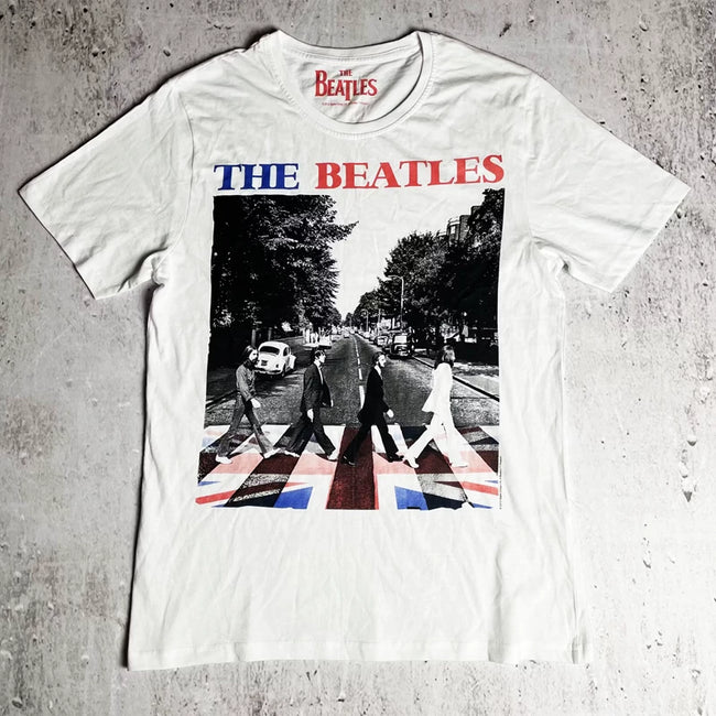 The Beatles "Abbey Road Union Jack" Graphic Tee Hover Image