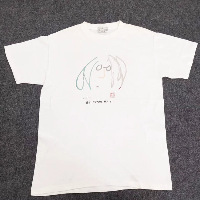 John Lennon "Self-Portrait" Minimalist Graphic Tee Hover Image