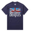 The Beatles "Union Jack" Heather Blue Graphic Tee