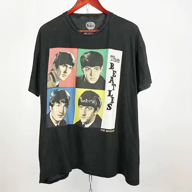 The Beatles "The Singles" Pop Art Graphic Tee Hover Image