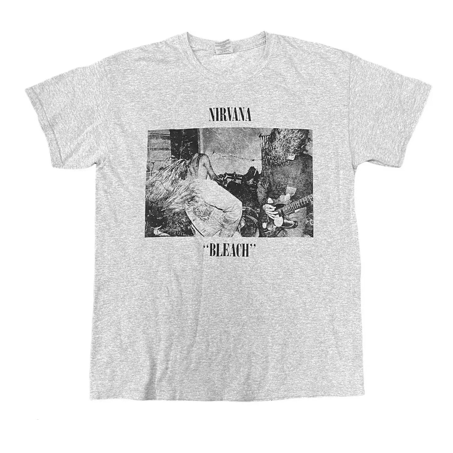 Nirvana "Bleach" Graphic T-Shirt – Grey
