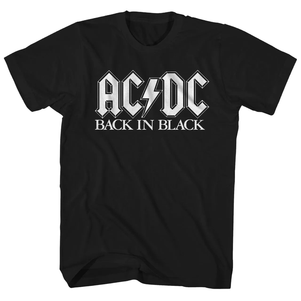 AC/DC "Back in Black" Graphic Tee in Black