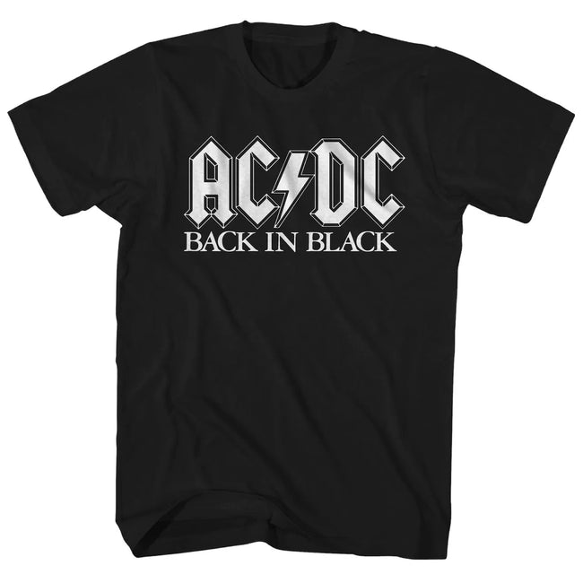 AC/DC "Back in Black" Graphic Tee in Black Hover Image