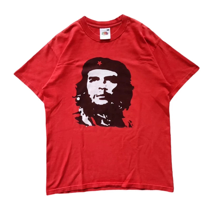 Che Guevara "Iconic Portrait" Graphic Tee in Red