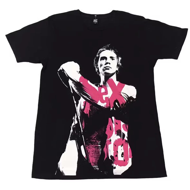 Sex Pistols "Rotten Pose" Graphic Tee in Black