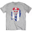 Che Guevara "Cuban Flag Silhouette" Graphic Tee in Grey