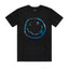 Nirvana Blue Patterned Smiley Graphic Tee