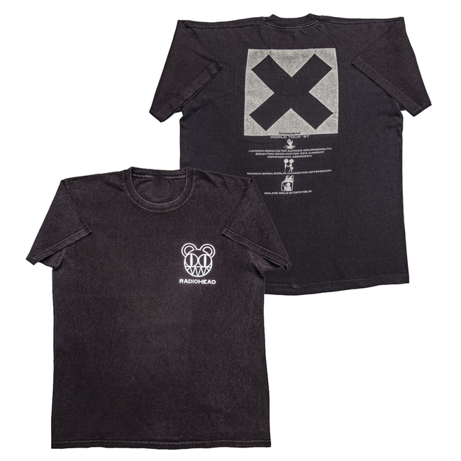 Radiohead "Modified Bear" Logo Graphic Tee in Black Hover Image