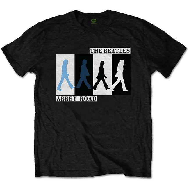 The Beatles "Abbey Road" Silhouette Graphic Tee in Black Hover Image