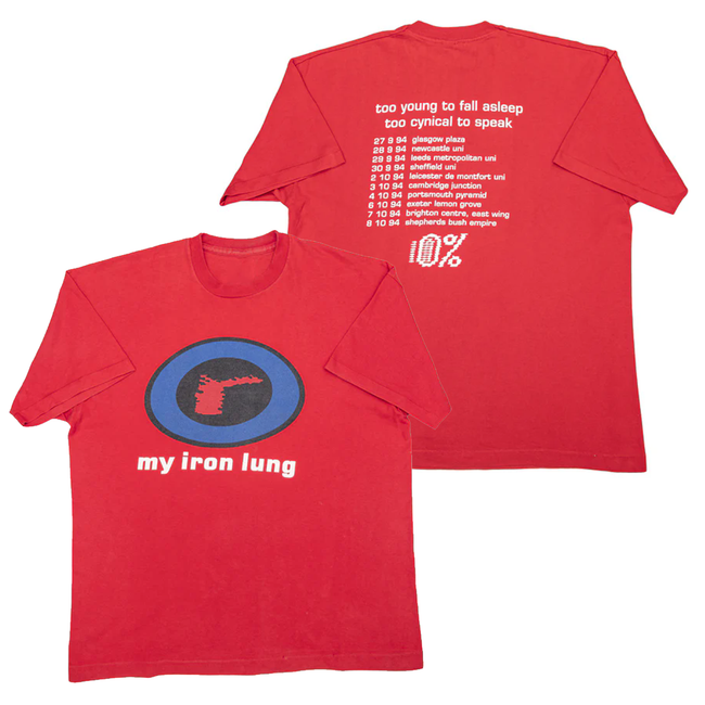 Vintage Radiohead "My Iron Lung" 1994 Tour Graphic Tee Hover Image