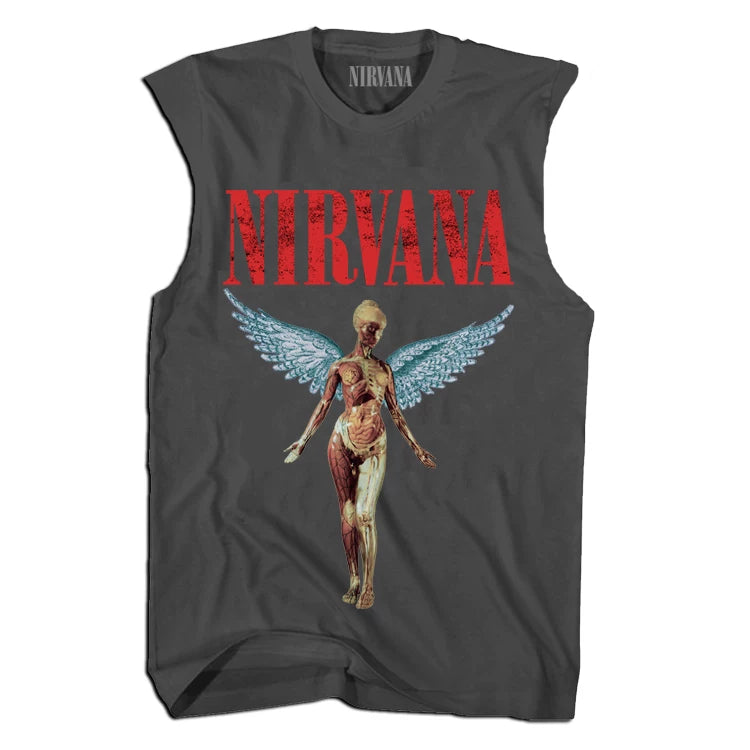 Nirvana "In Utero" Sleeveless Graphic Muscle Tank