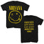 Nirvana Smiley "Flower Sniffin'" Graphic Tee