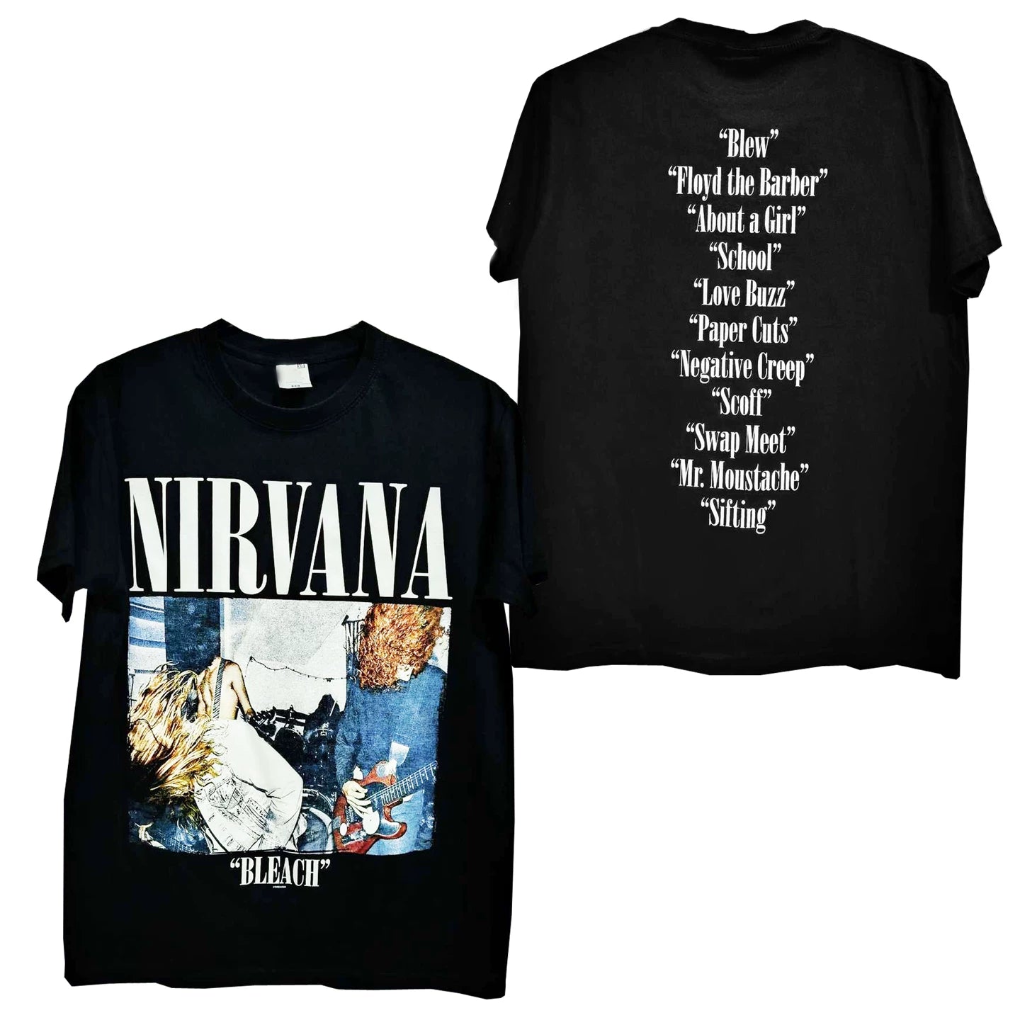 Nirvana "Bleach" Tracklist Legacy Tee