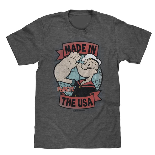 Popeye "Made in the USA" Patriotic Graphic Tee Hover Image