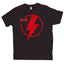 AC/DC "Red Lightning Circle" Graphic Tee  Black