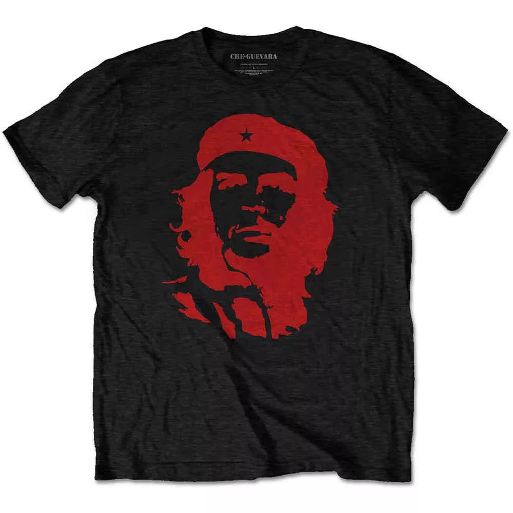 Che Guevara "Red Silhouette" Graphic Tee in Black Heather