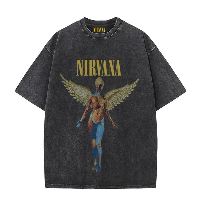 Nirvana "In Utero" Direct Spray Vintage Wash Tee Hover Image