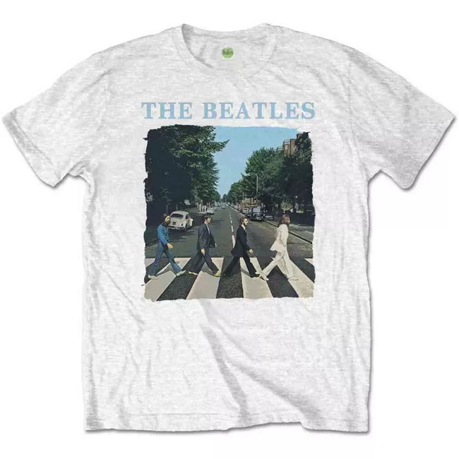 The Beatles "Abbey Road" Album Cover Graphic Tee in Heather Grey Hover Image