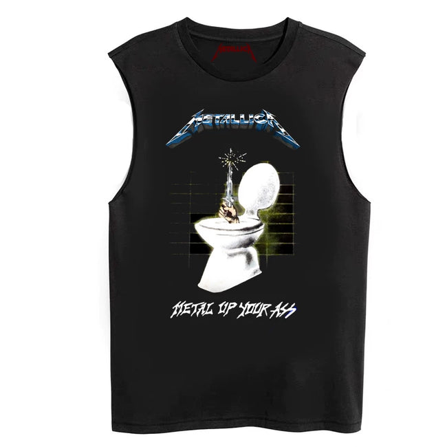 Metallica "Metal Up Your Ass" Sleeveless T-Shirt Hover Image