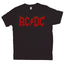 AC/DC "Devil Horns" Logo Graphic Tee in Black