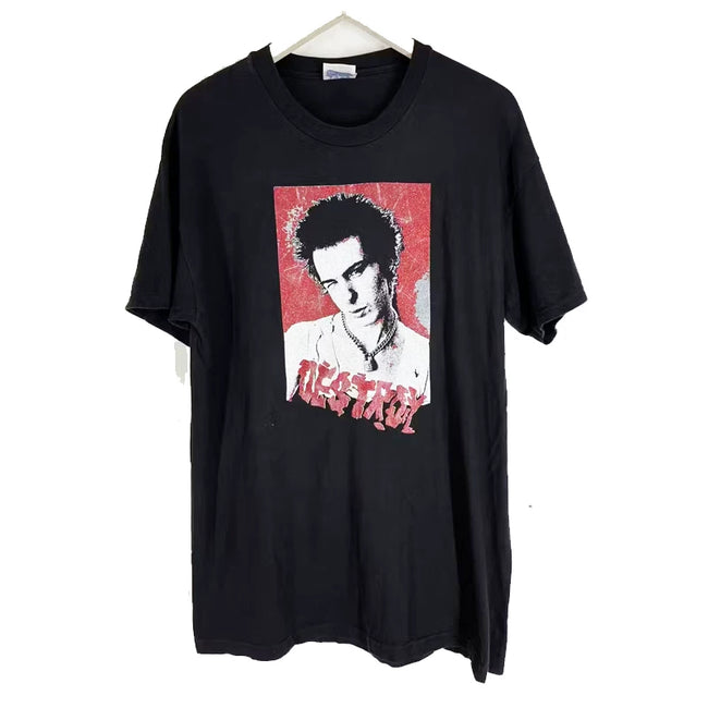Sex Pistols "Sid Vicious DESTROY" Graphic Tee in Black Hover Image