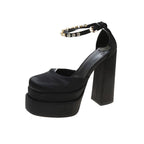 Chunky-Heel Platform Sandals