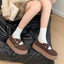 Platform Plain Mary Jane Flats
