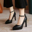 Pointy Platform Stiletto Heel Ankle Strap Sandals