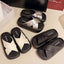 Platform Slide Sandals Criss Cross