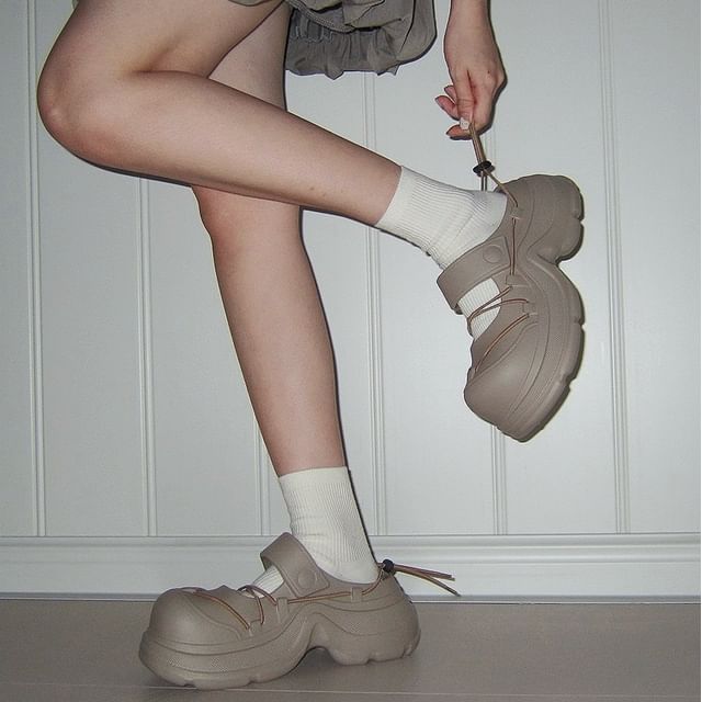 Platform Mary Jane Mules