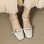 Chunky Heel Buckled Sandals