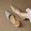 Glitter Low Heel Sandals