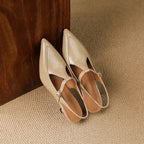 High Heel Buckled Slingback Sandals