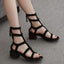 Faux Suede Gladiator Sandals