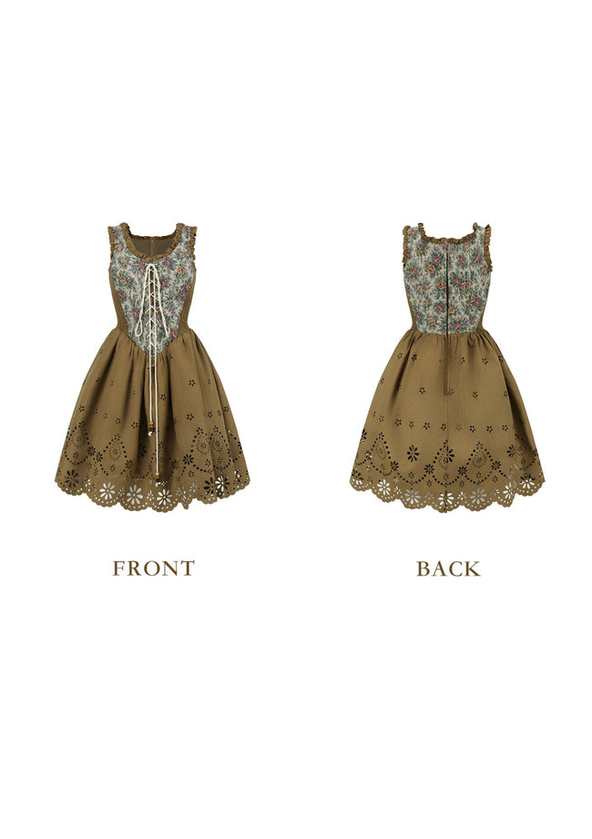 Classical Jialilve Suede Dress Main Image