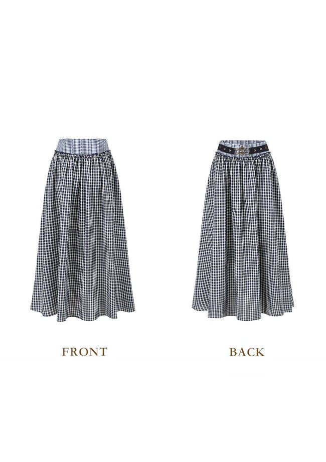 Cottage Girl Diary Navy Skirt Main Image