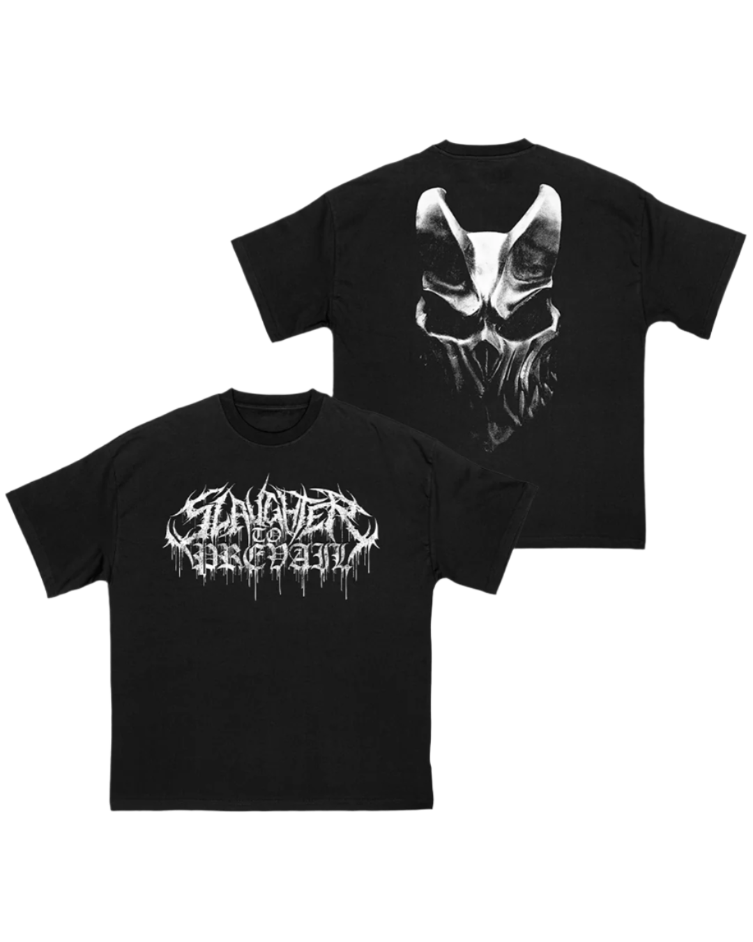 Slaughter to Prevail - White Logo Mask - T-Shirt