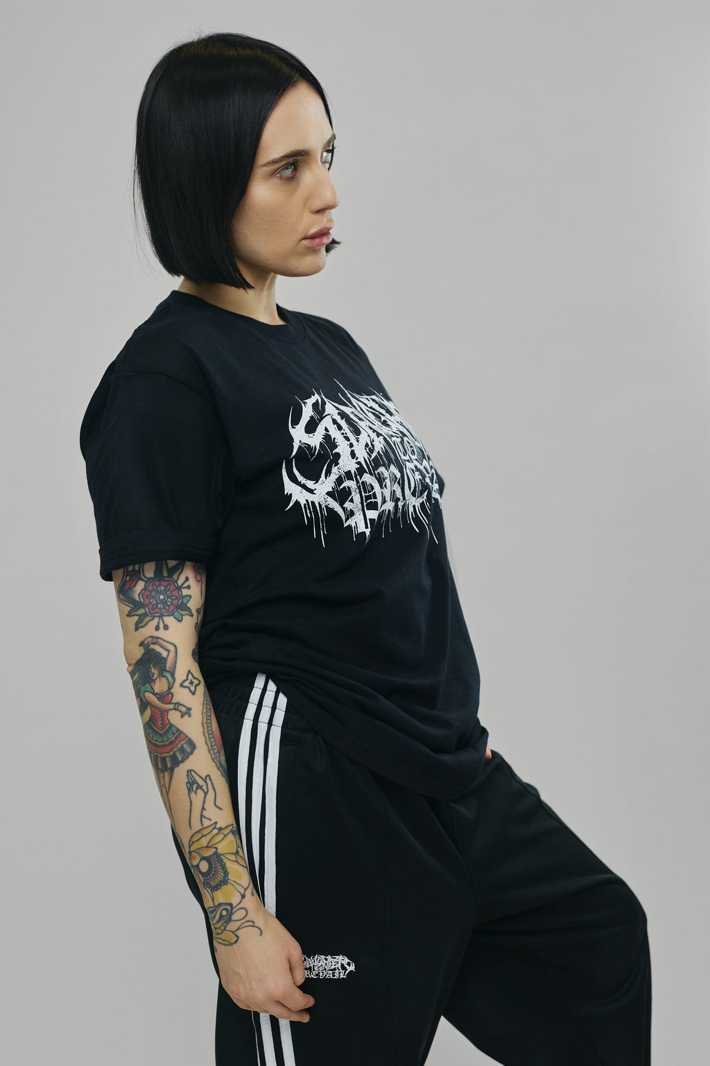 Slaughter to Prevail - White Logo Mask - T-Shirt