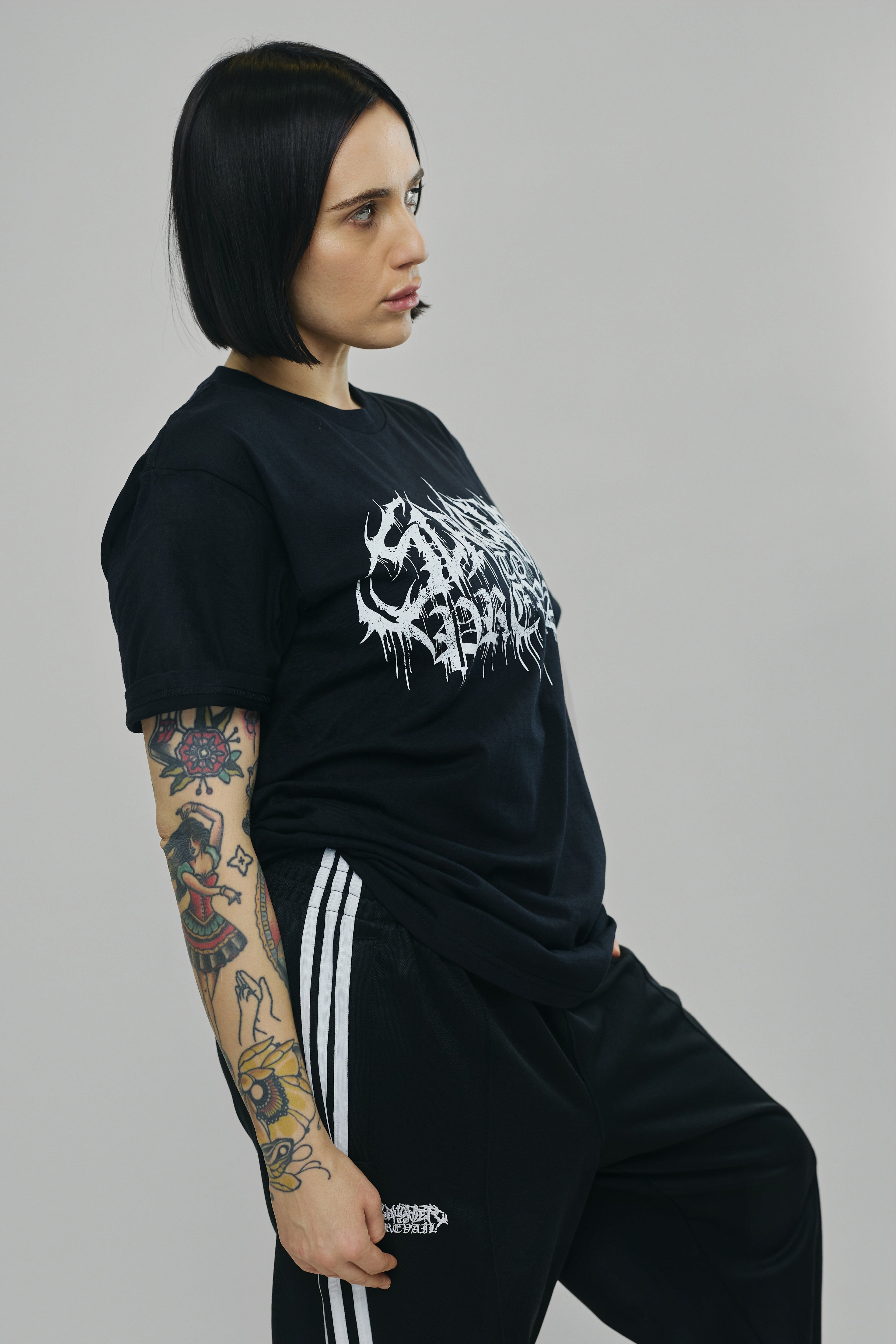 Slaughter to Prevail - White Logo Mask - T-Shirt